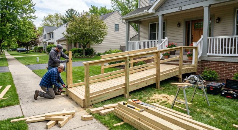 Accessible Ramp Installation in Conroe, TX