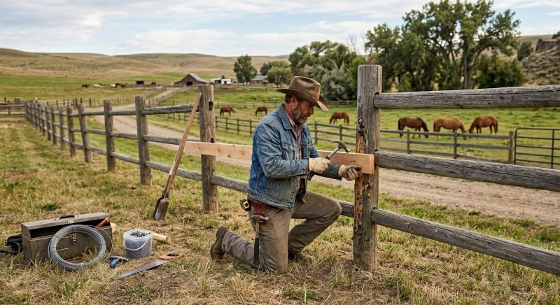 Ranch Fence Construction Service